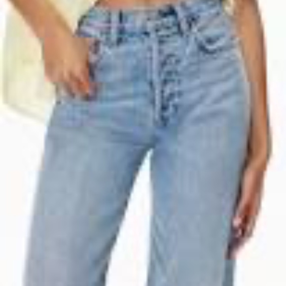 Denim Forum The Farrah High Rise Wide Leg 28L 25 - Picture 13 of 13